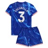 Officiële Voetbalshirt + Korte Broek Chelsea Cucurella 3 Thuis 2024-25 - Kids